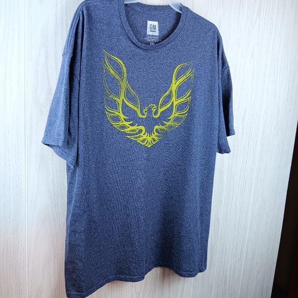Pontiac Firebird Logo Men's T-Shirt 2XL Blue-Gray Graphic Print GM Licensed.  - Picture 5 of 9